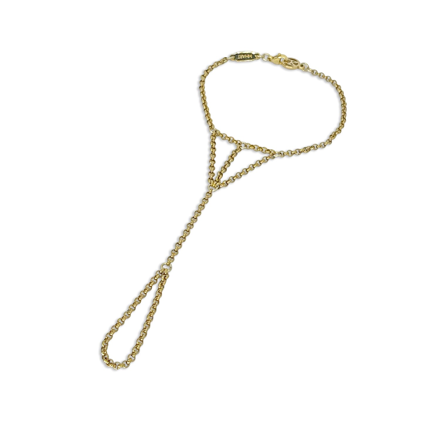 Golden Serpent Hand Chain