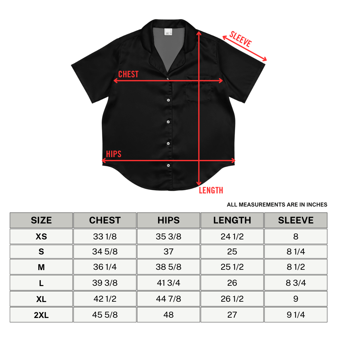 Witch's Whimsy Silky Pajama Top