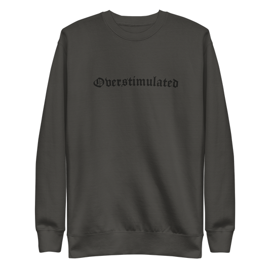 Overstimulated Embroidered Sweatshirt