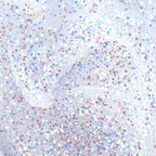 Super Sparkly Fine Glitter Gel - White