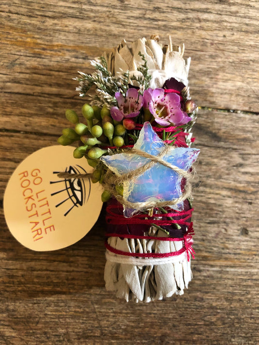 "GO LITTLE ROCKSTAR" Smudge Stick