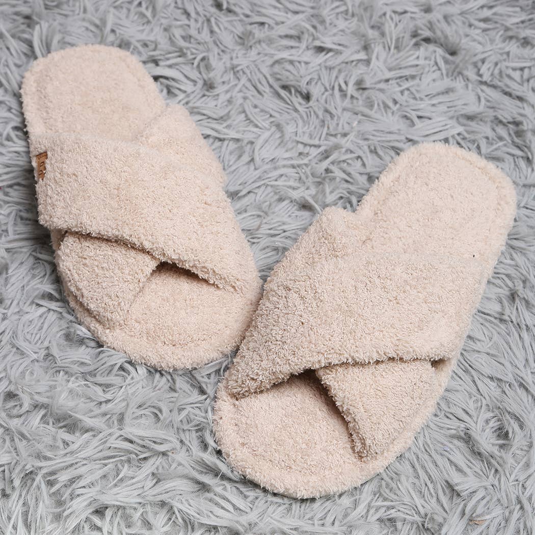 Criss Cross Cozy Witch Slippers