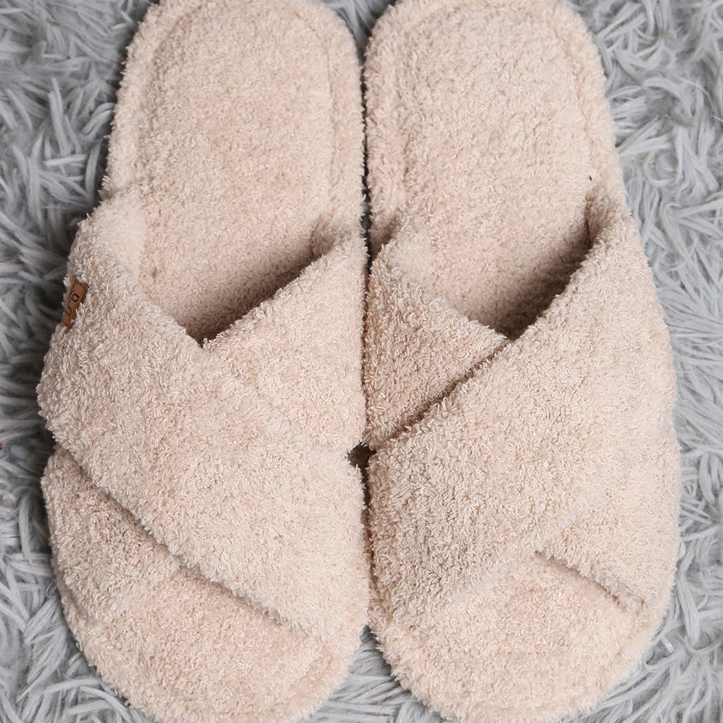 Criss Cross Cozy Witch Slippers