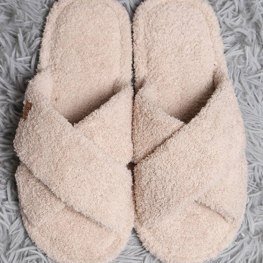 Criss Cross Cozy Witch Slippers