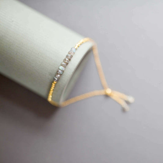 Labradorite Shield Bracelet – Protection & Intuition