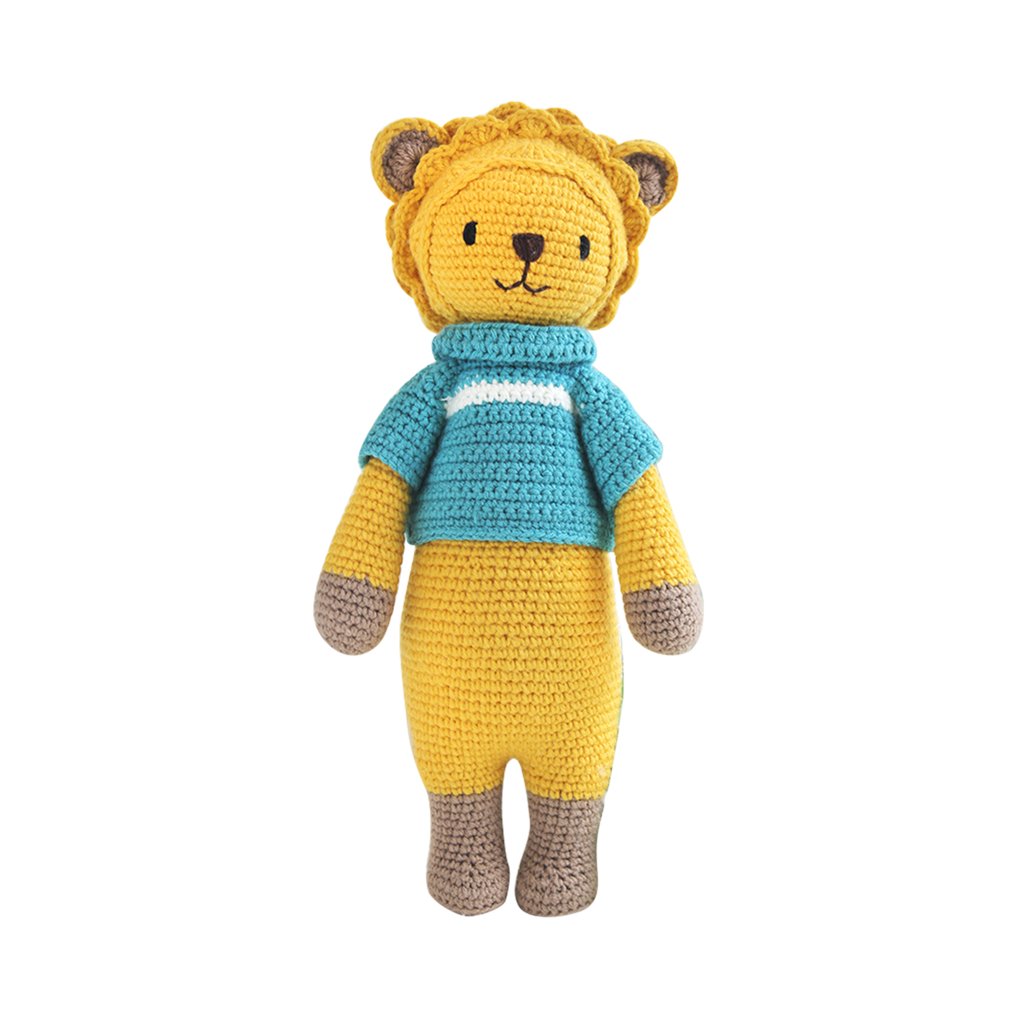 Handmade Crochet Familiar: Little Knight Leo
