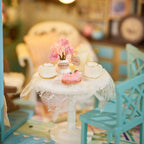 DIY Miniature House Kit: Tea Loft Cottage