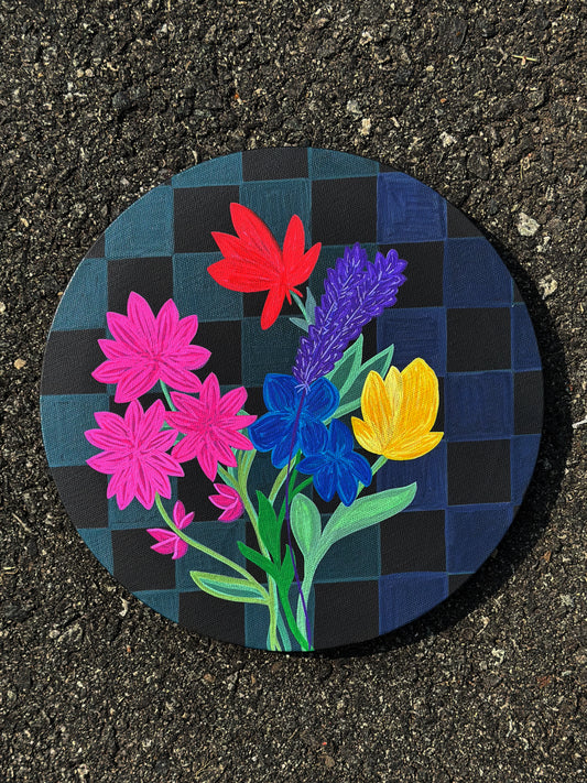 Wildflowers in Pattern - Original Artwork