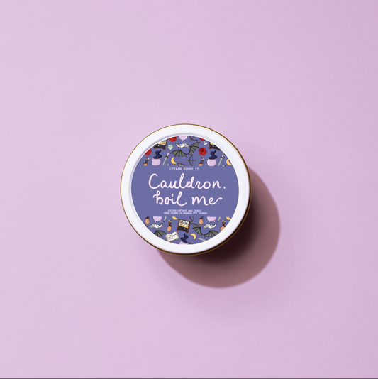 Bookish Candle - Cauldron, Boil Me