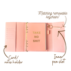 Take No Shit Vegan Leather Journal Planner