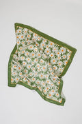 Green Floral Scarf