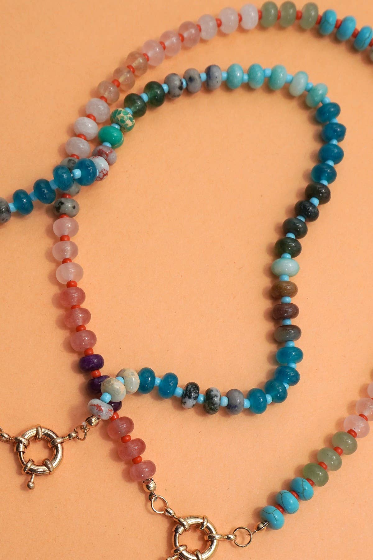 Natural Stone Beaded Necklaces