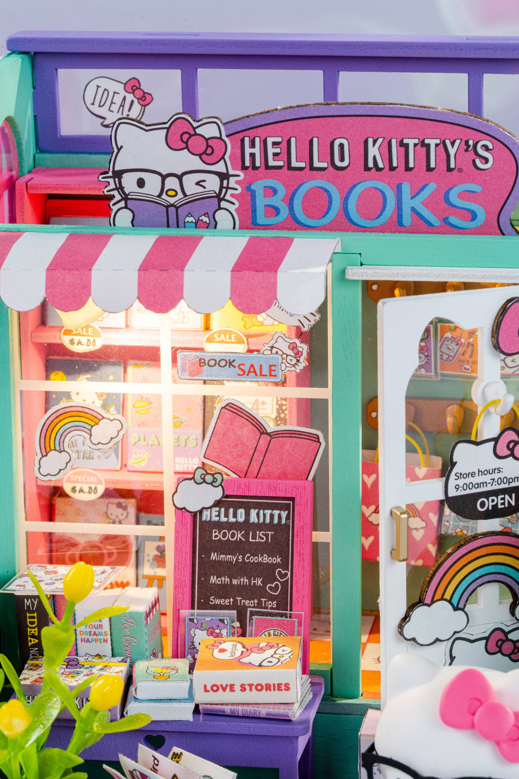 Hello Kitty® Bookstore Kit - DIY Miniature House Kit