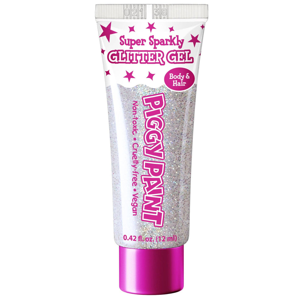 Super Sparkly Fine Glitter Gel - White