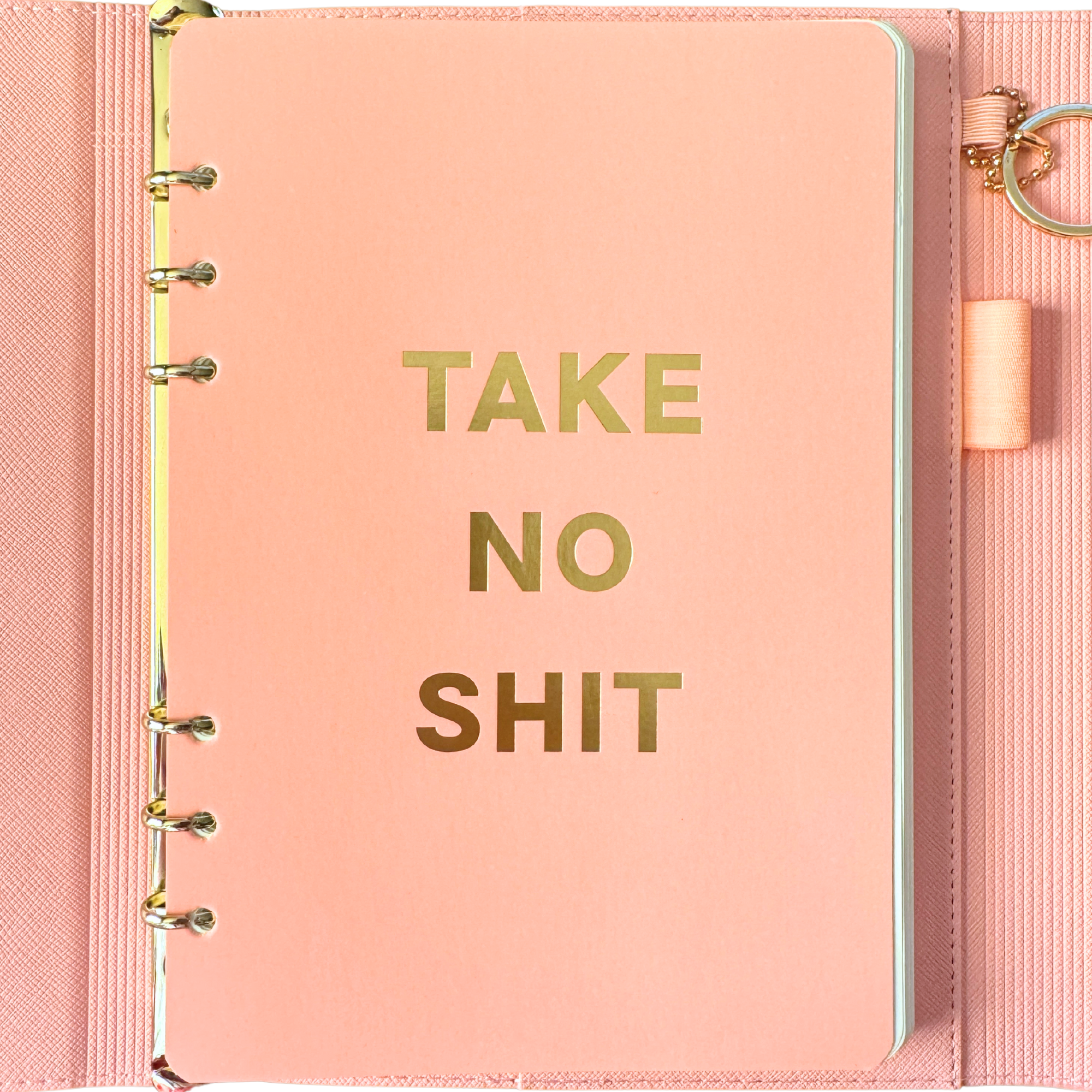 Take No Shit Vegan Leather Journal Planner