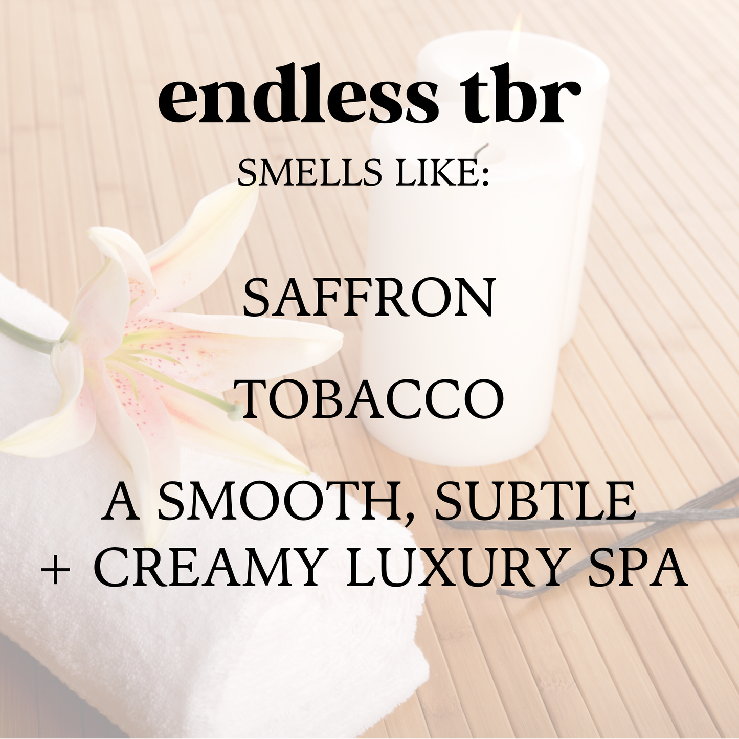 Bookish Candle - Endless TBR