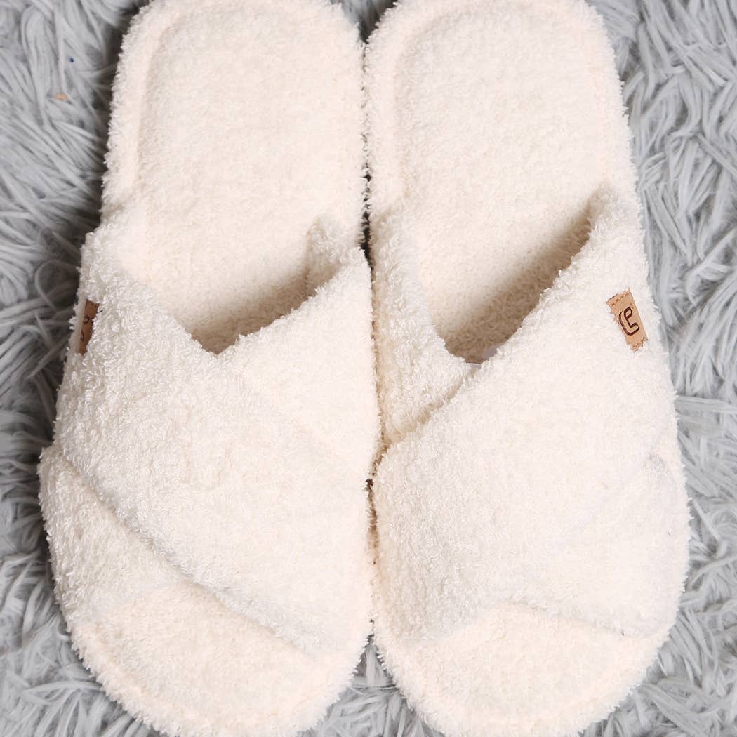 Criss Cross Cozy Witch Slippers