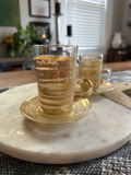 Enchanted Coffee Cups & Saucers, Set of 4
