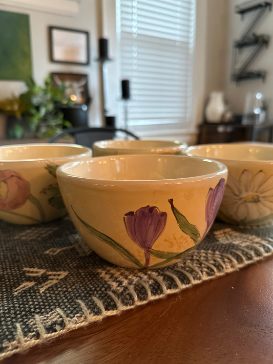 Botanical Blessings Bowl Set, Set of 4