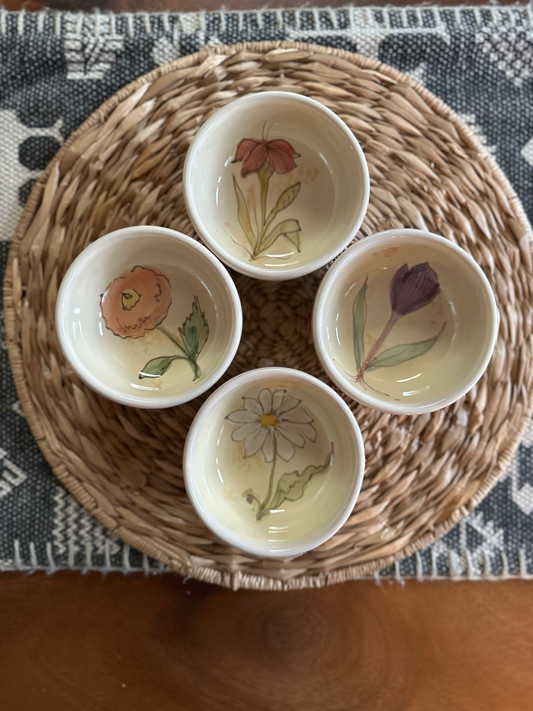 Botanical Blessings Bowls, Set of 4