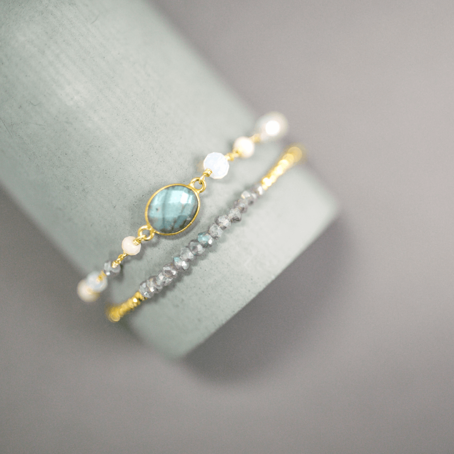 Labradorite Shield Bracelet – Protection & Intuition