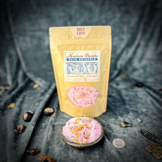 Self Love Bath Crystals – Ritual Soak for Emotional Healing & Self-Care