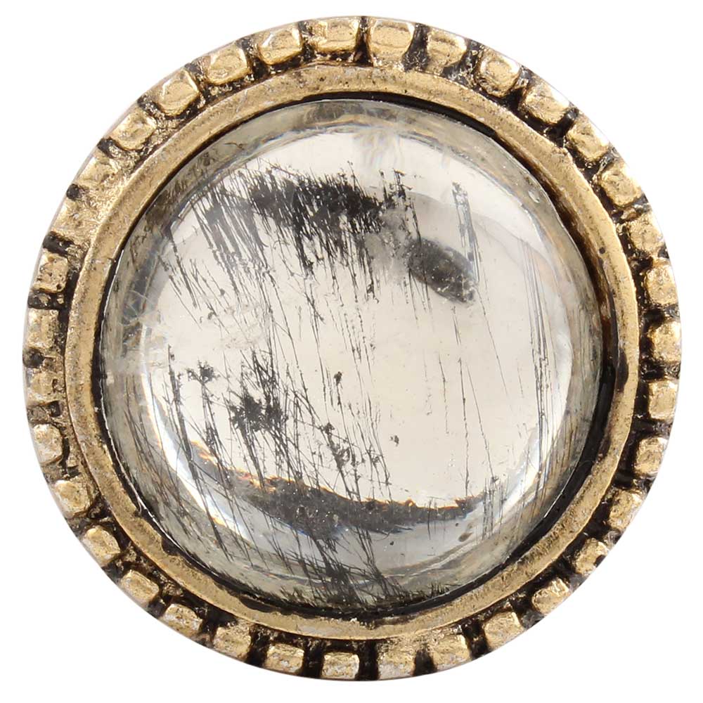 Brass & Glass Wine Stopper