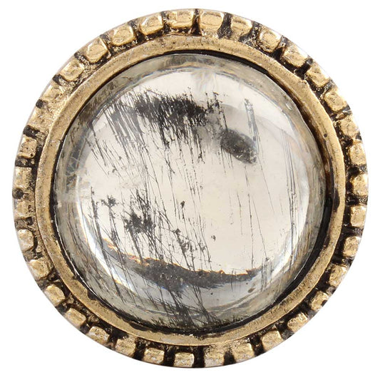 Brass & Glass Wine Stopper
