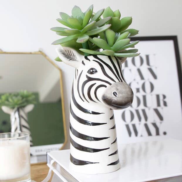 Zebra Spirit Vase