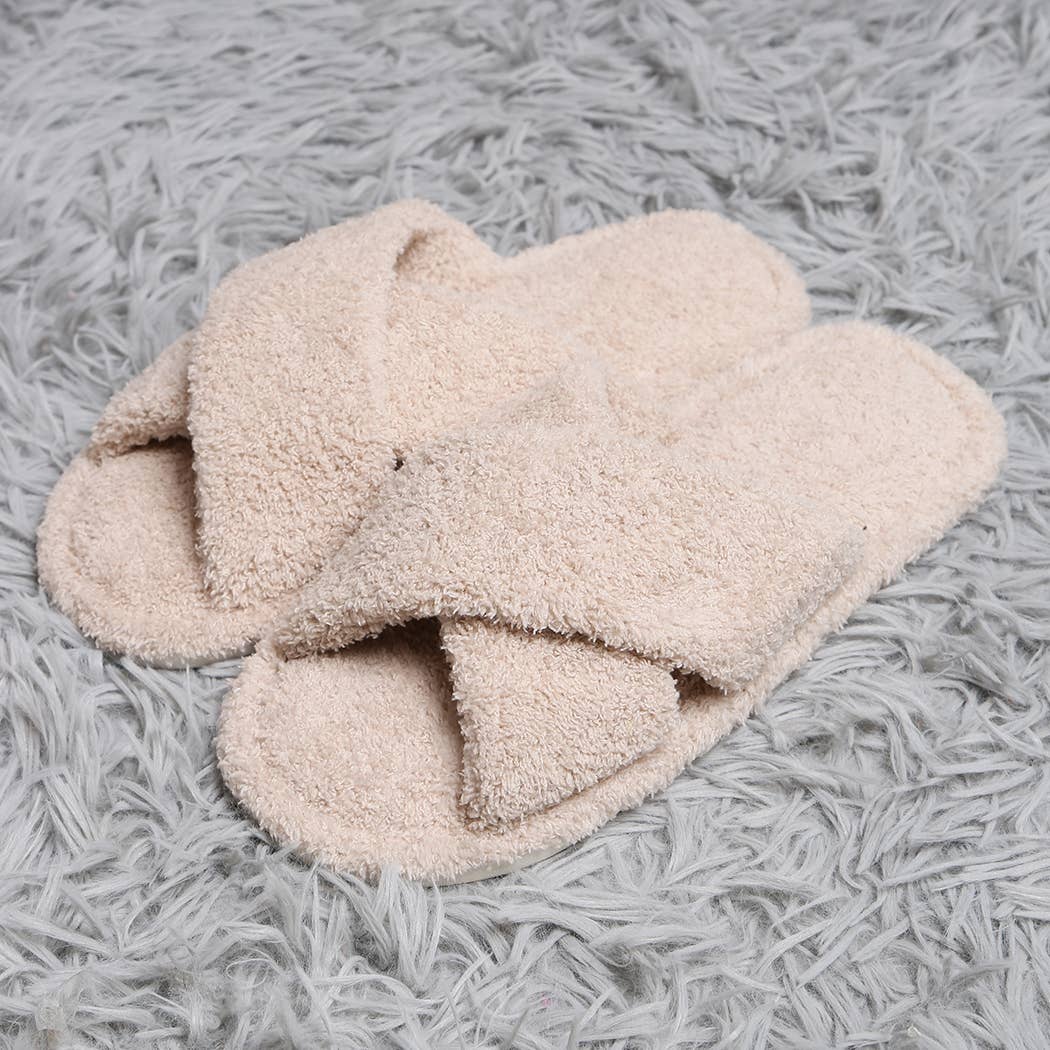 Criss Cross Cozy Witch Slippers