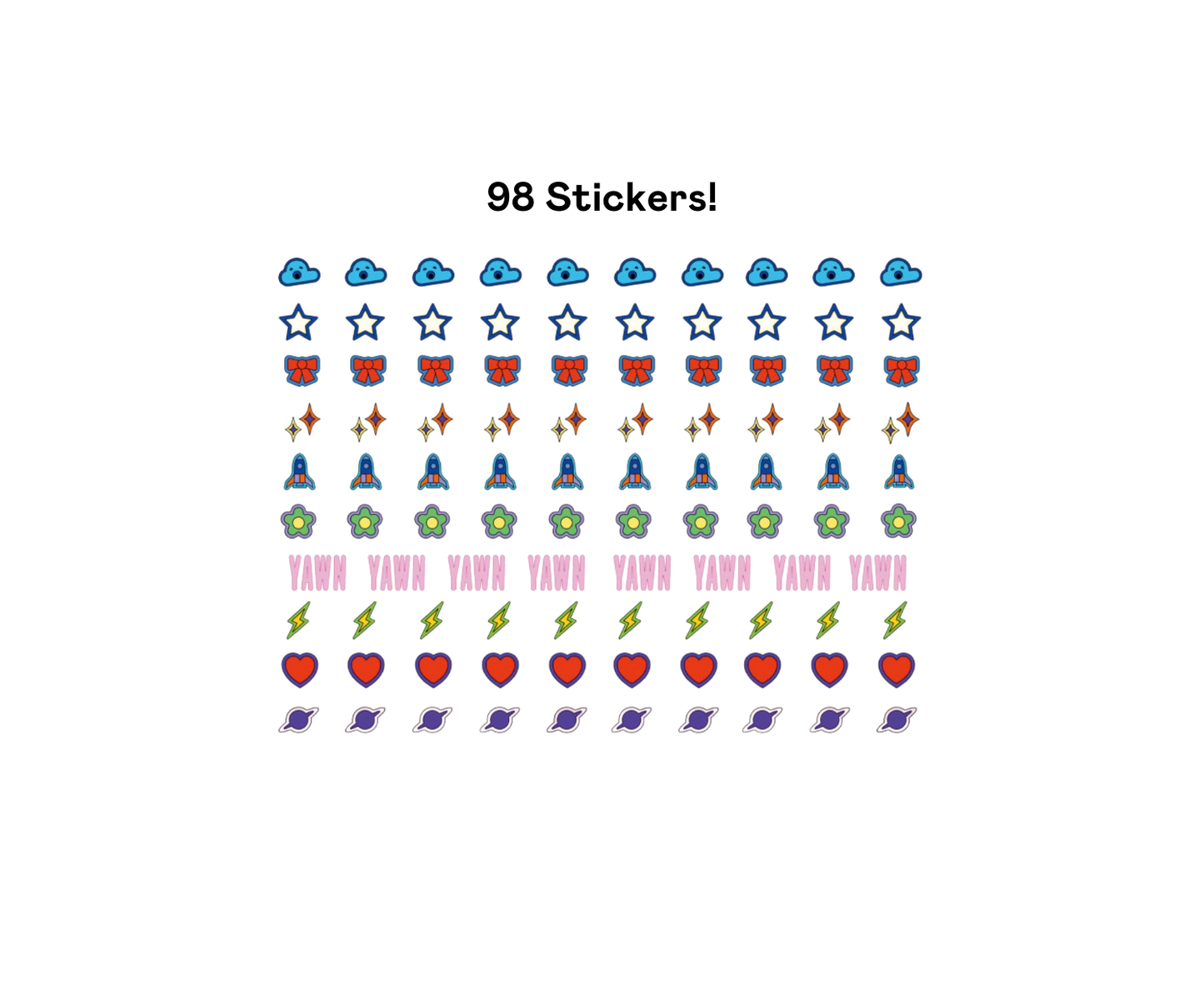 Mystical Mini Nail Art Stickers