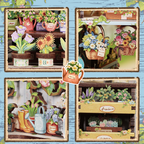 DIY Book Nook Kit: Anna‘s Blue Blossom