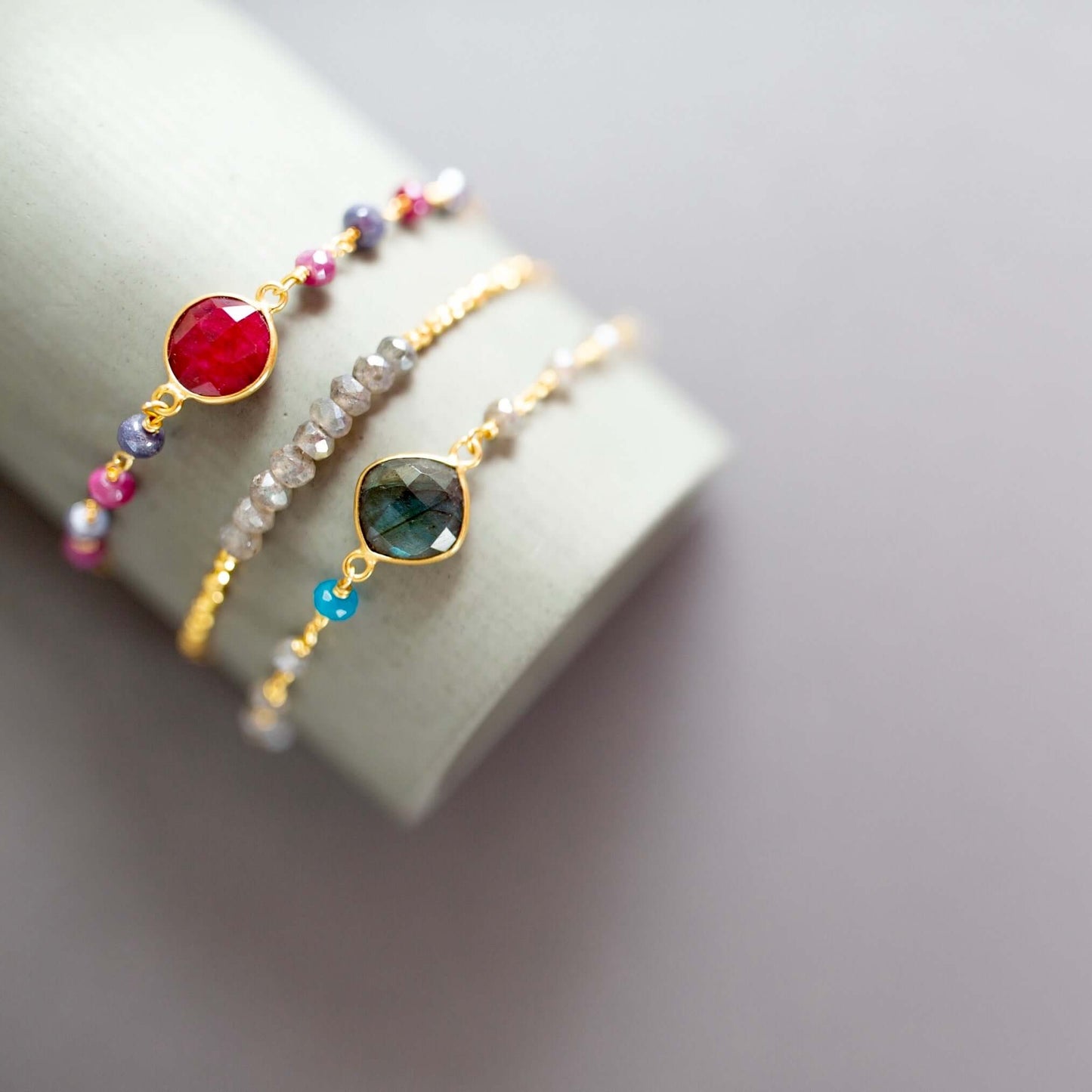 Labradorite Shield Bracelet – Protection & Intuition