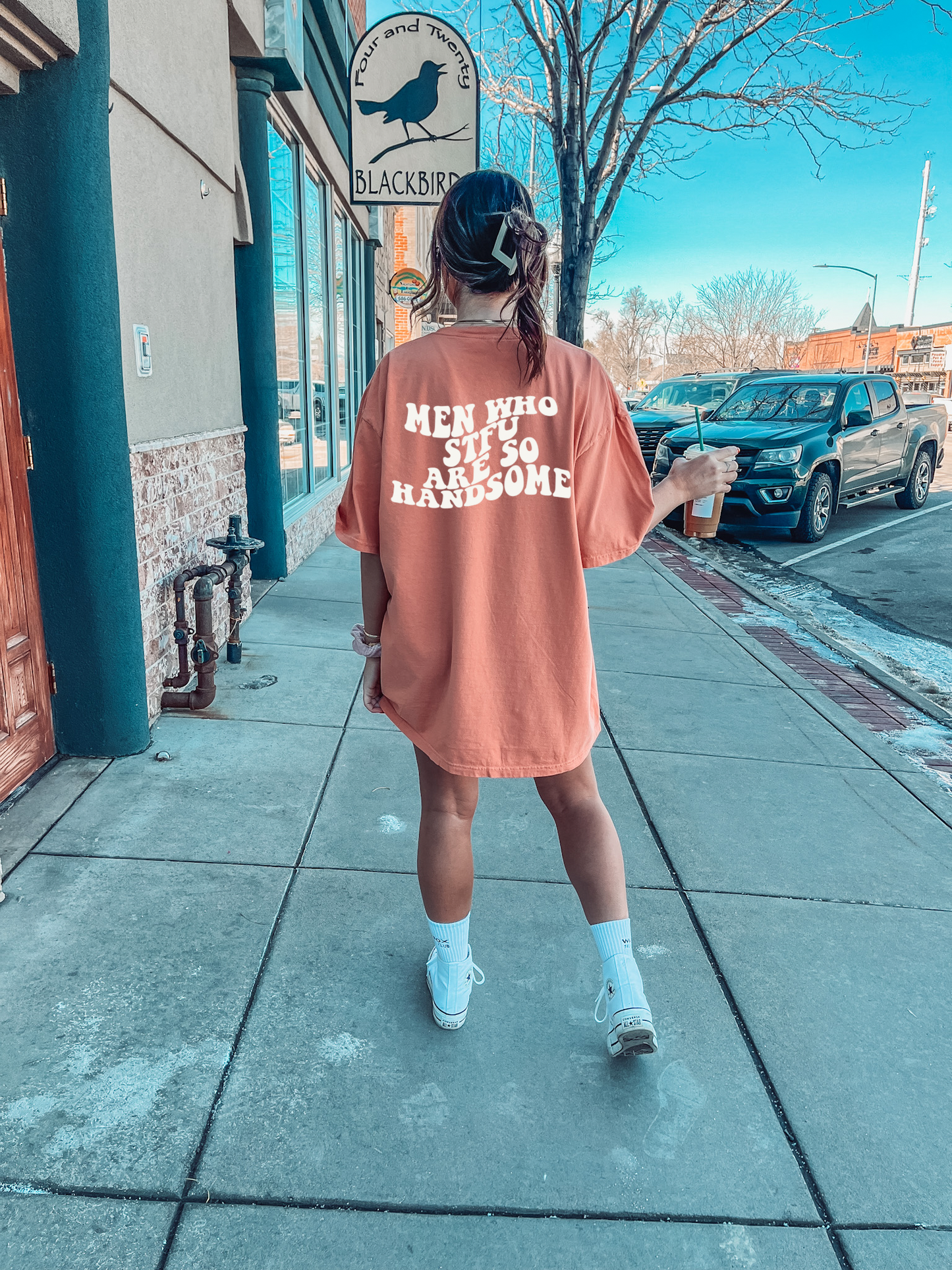 Terracotta “Men Who STFU Are So Handsome” Tee