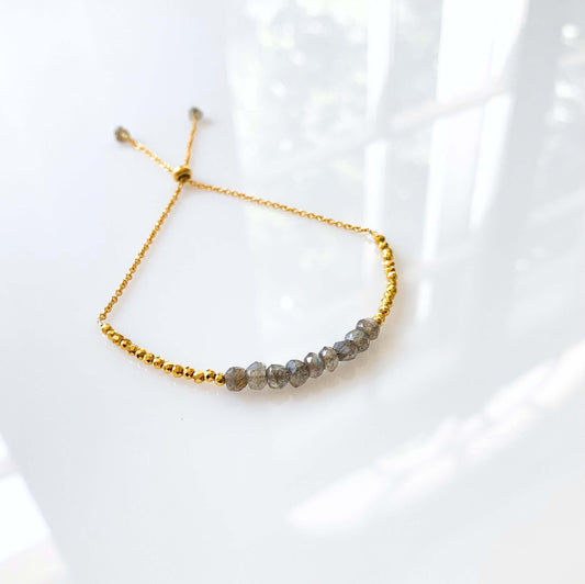 Labradorite Shield Bracelet – Protection & Intuition
