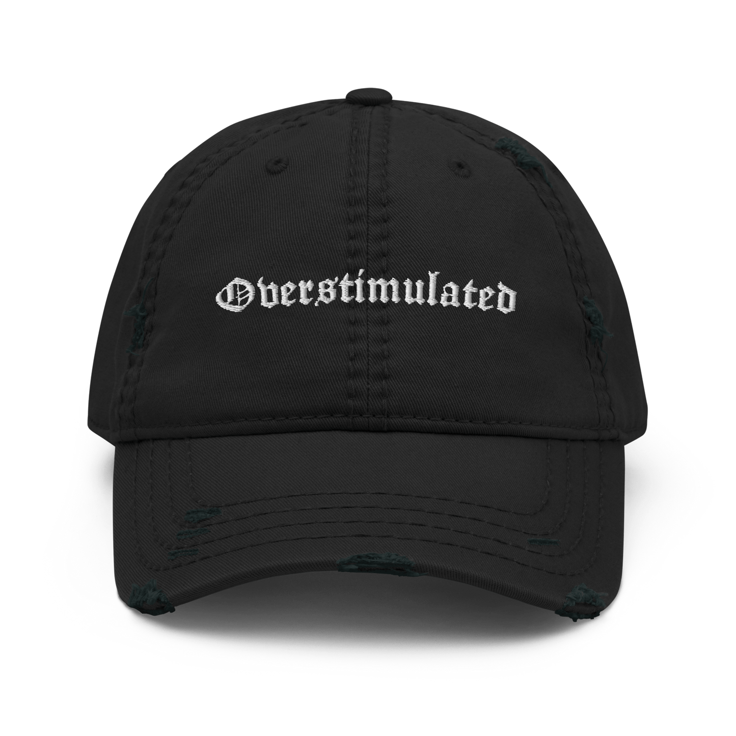 Overstimulated Distressed Dad Hat