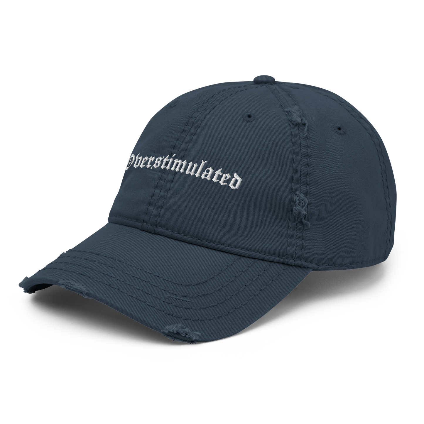 Overstimulated Distressed Dad Hat