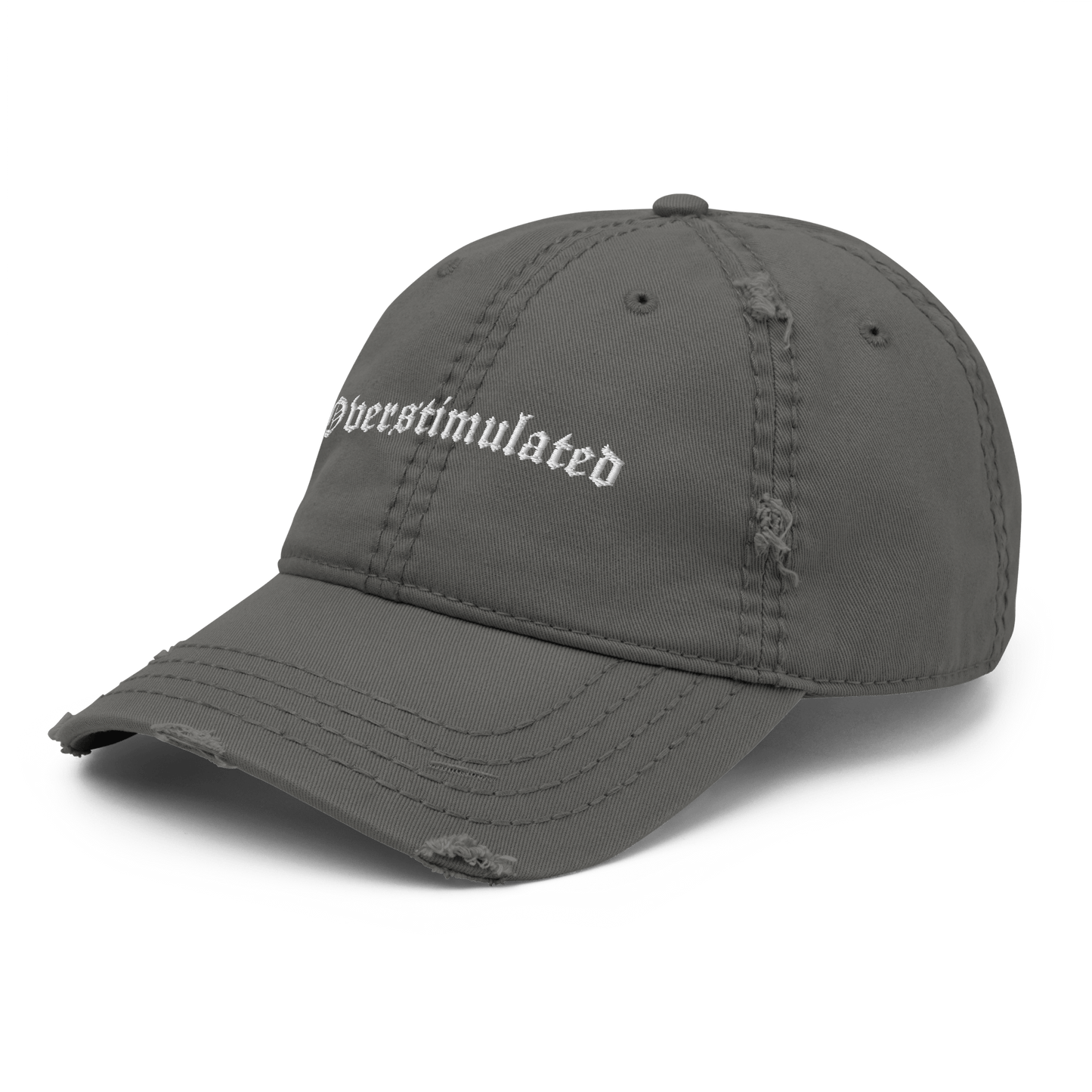 Overstimulated Distressed Dad Hat