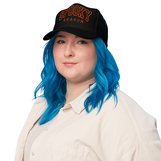 Spooky Season Embroidered Foam Trucker Hat