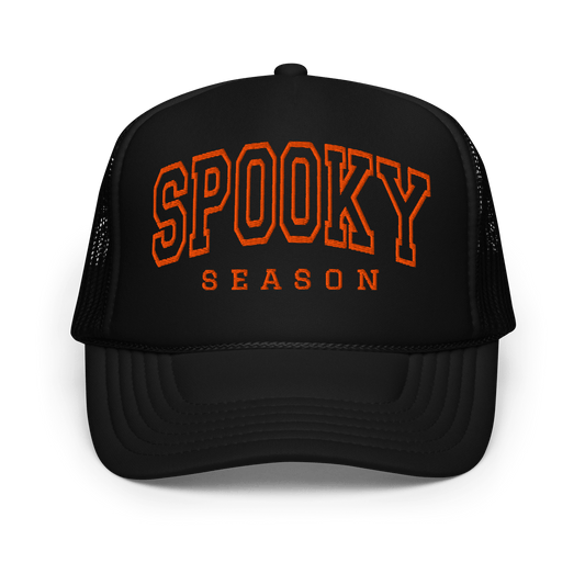 Spooky Season Embroidered Foam Trucker Hat