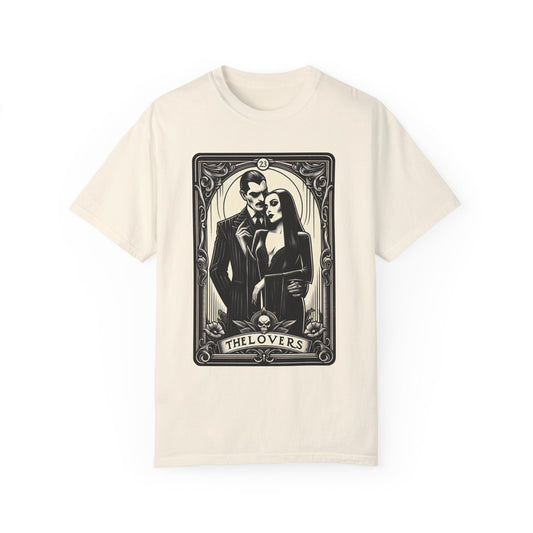 The Lovers Morticia & Gomez Tarot Card Comfy Tee