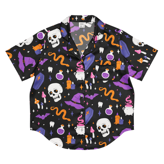 Witch's Whimsy Silky Pajama Top